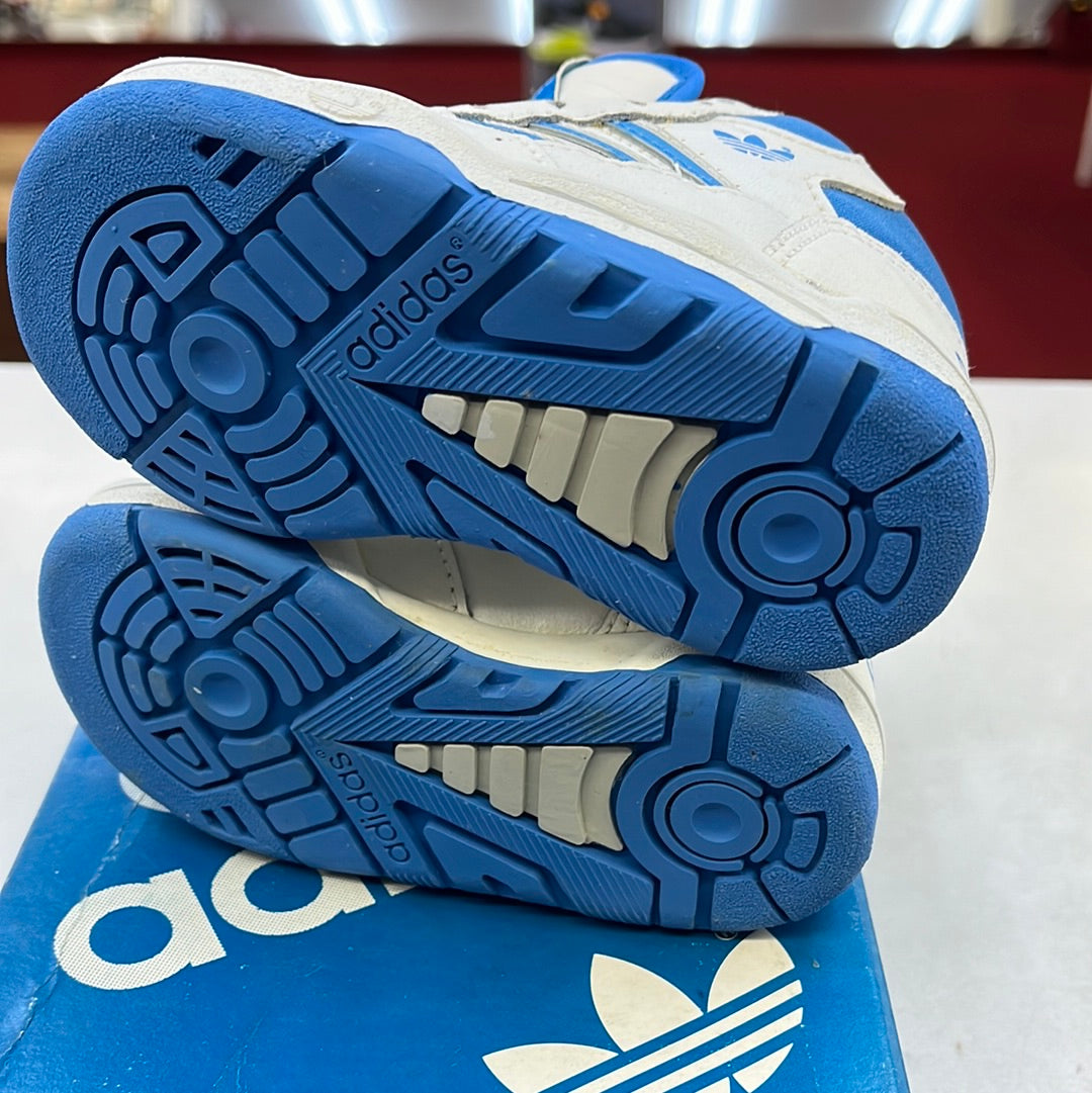 Sz 5.5K. 1989 baby Adidas Phantom Hi Baby Blue