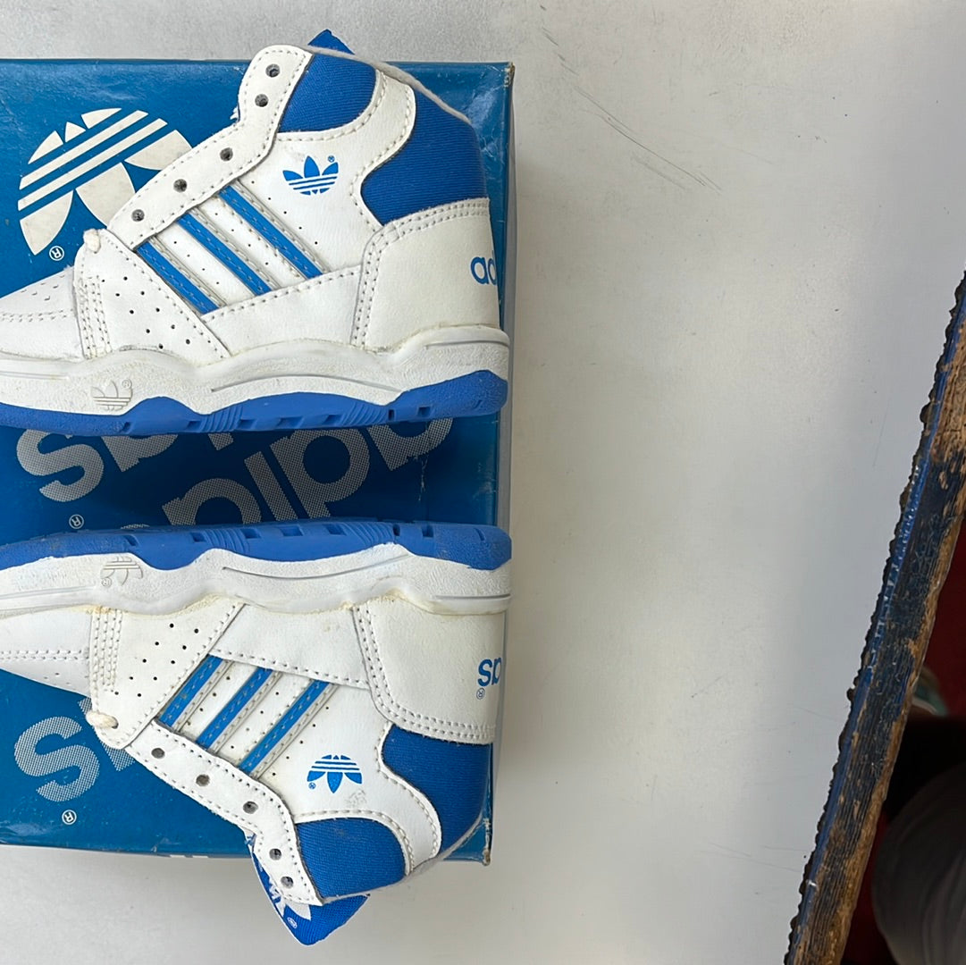 Sz 5.5K. 1989 baby Adidas Phantom Hi Baby Blue