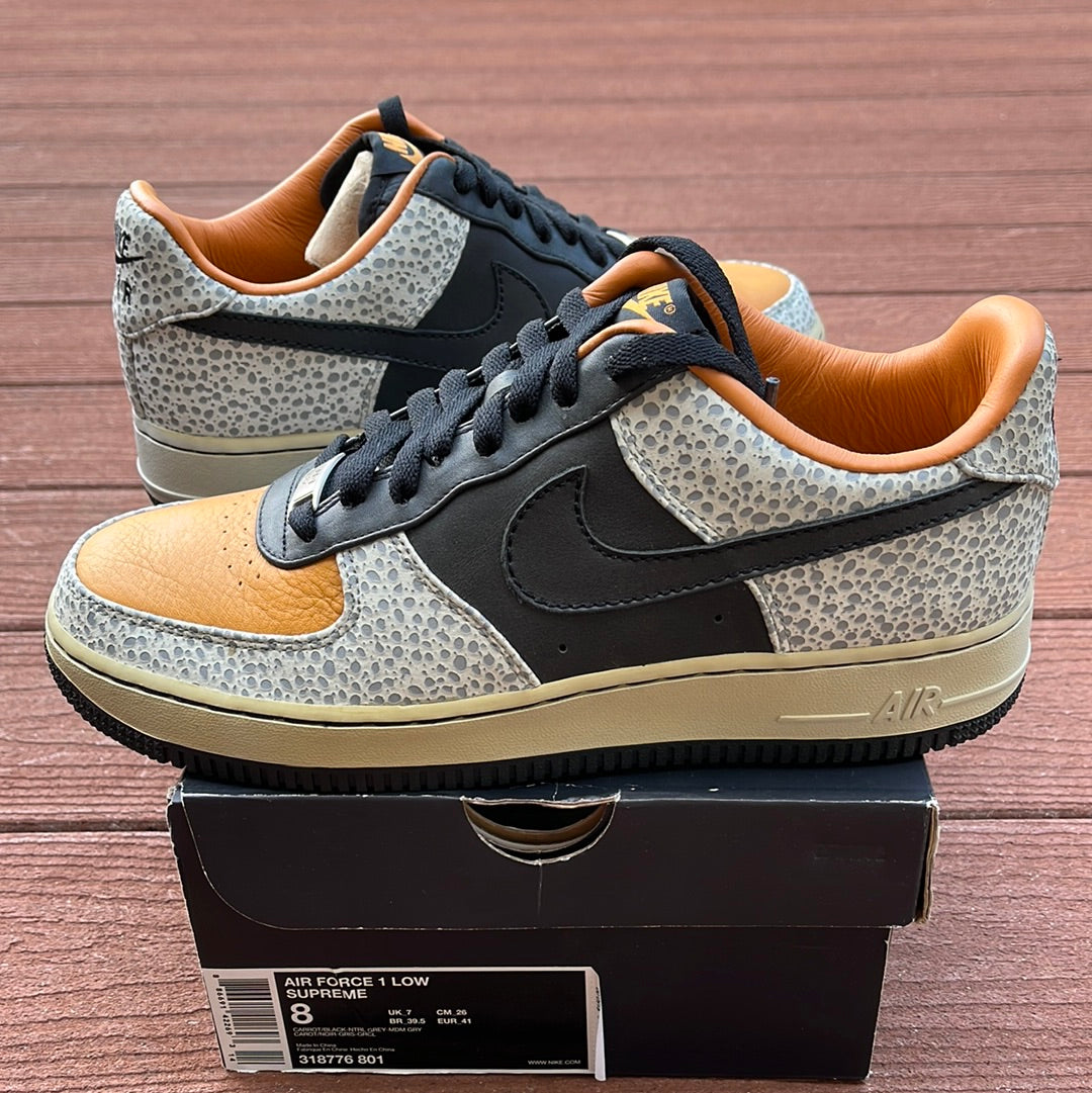 SZ 8 men. 2007 Nike AF1 Low Safari