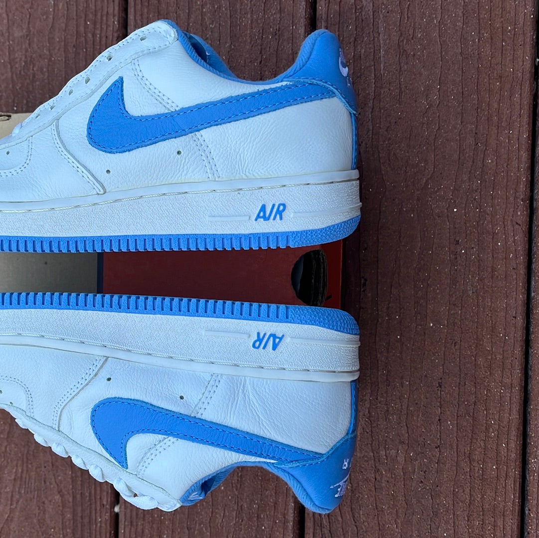 SZ 5.5Y. 1999 Nike AF1 low Columbia blue