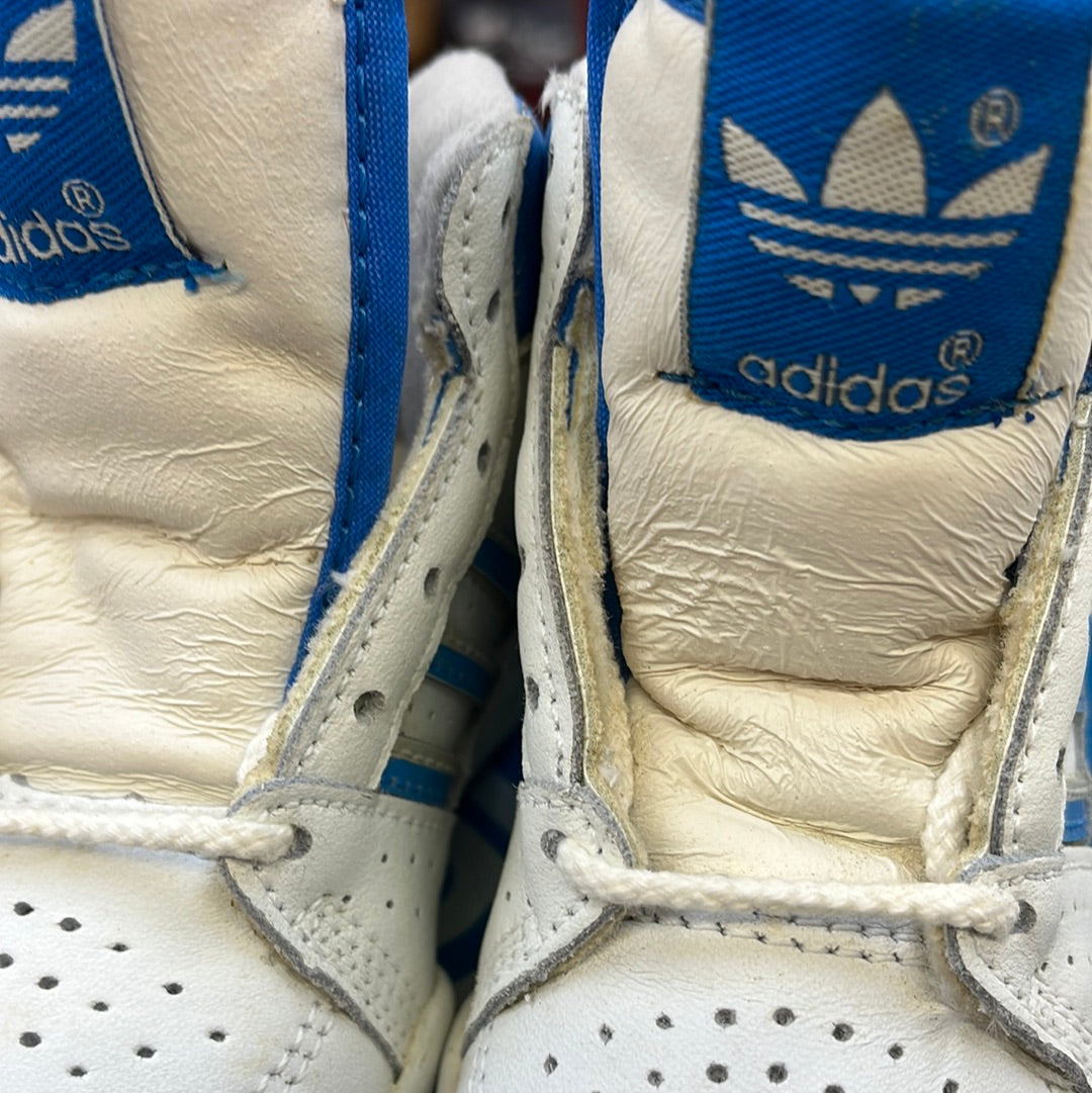 Sz 5.5K. 1989 baby Adidas Phantom Hi Baby Blue