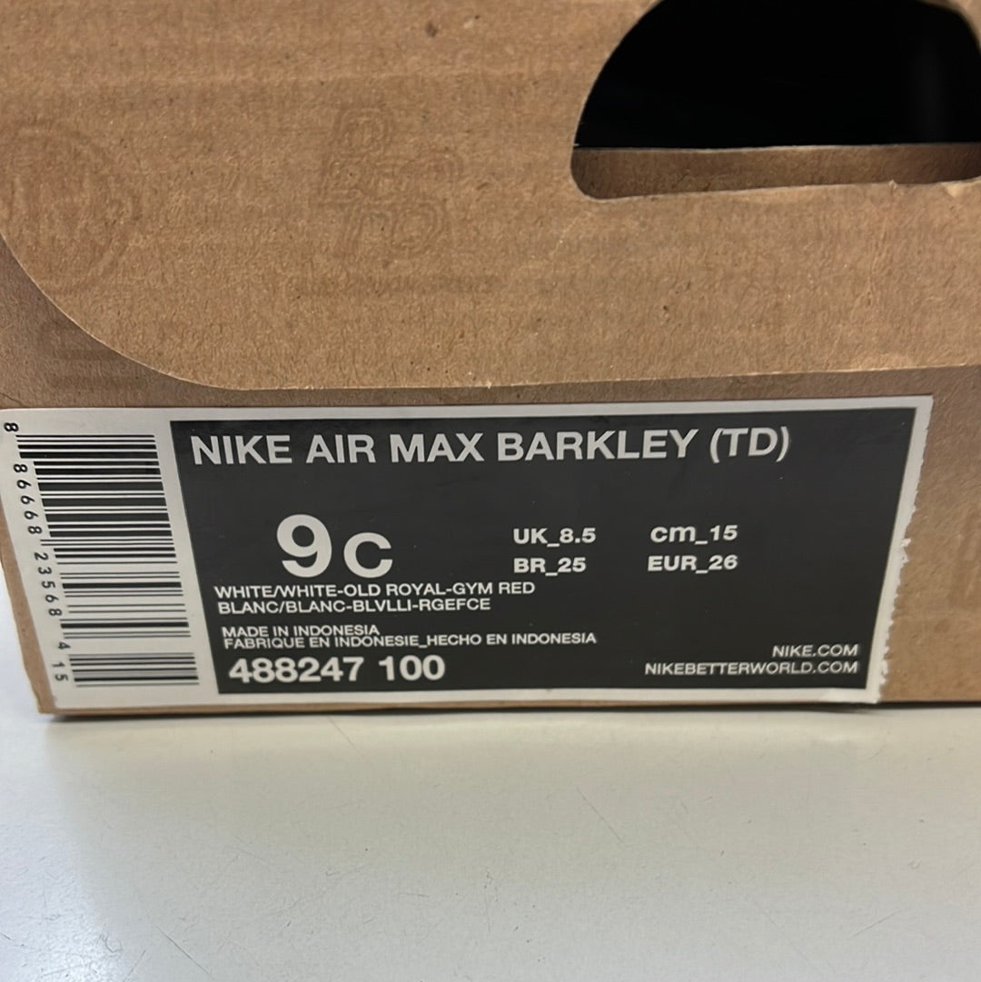 SZ 9C. 2008 Baby Nike air max Barkley.