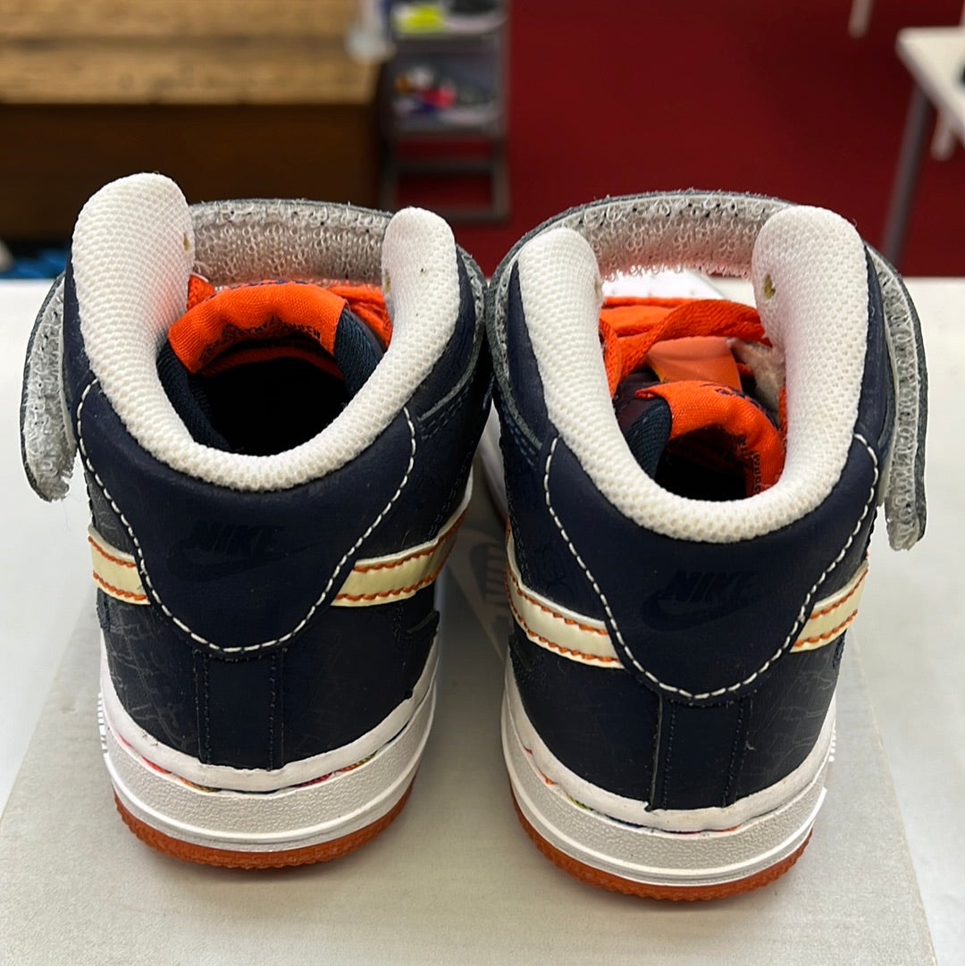 SZ 10C. 2007 Baby Nike AF1 Mid Patterson Park.