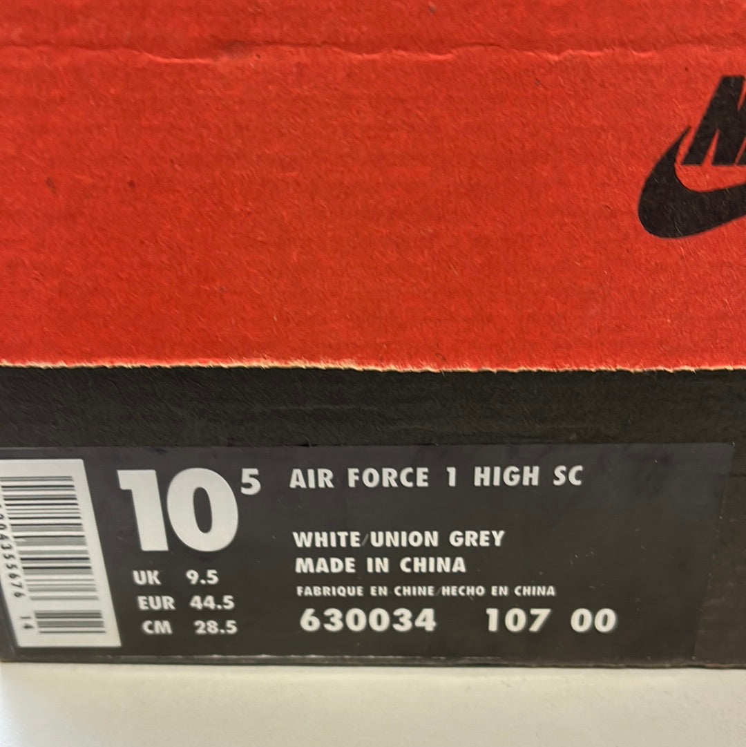 SZ 10.5 Men. 1997 DS Nike Air Force 1 Hi SC.
