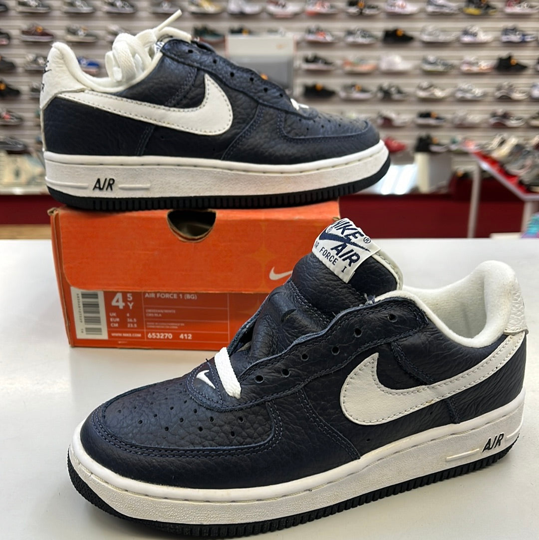 SZ 4.5Y. 1999 Nike AF1 Low Obsidian.