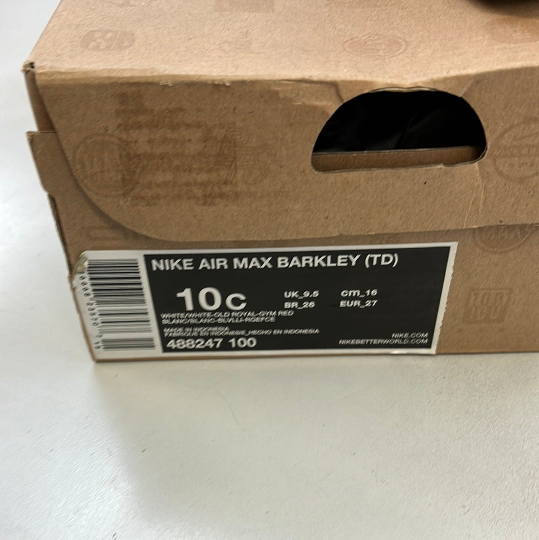 SZ 10C. 2008 Baby Nike air max Barkley.
