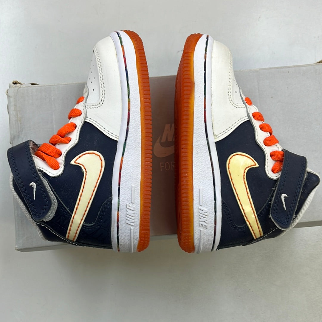 SZ 6.5C. 2007 Baby Nike AF1 Mid Patterson Park.