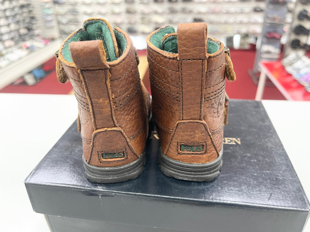 SZ 2C.         Baby Ralph Lauren Polo boots.