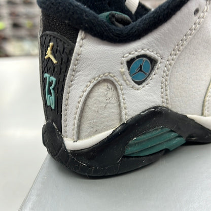 SZ 3C.    1998 Baby Jordan XIV Oxidized Green.