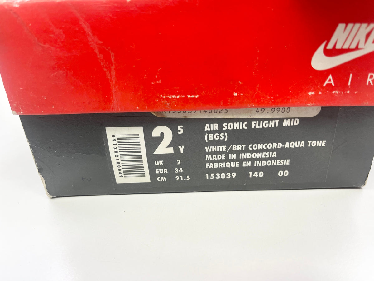 1992 Kids Nike Air Sonic Flight Mid.