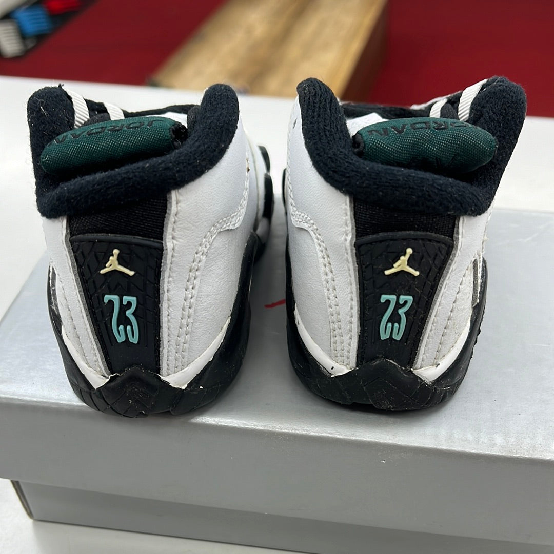 SZ 3C.    1998 Baby Jordan XIV Oxidized Green.