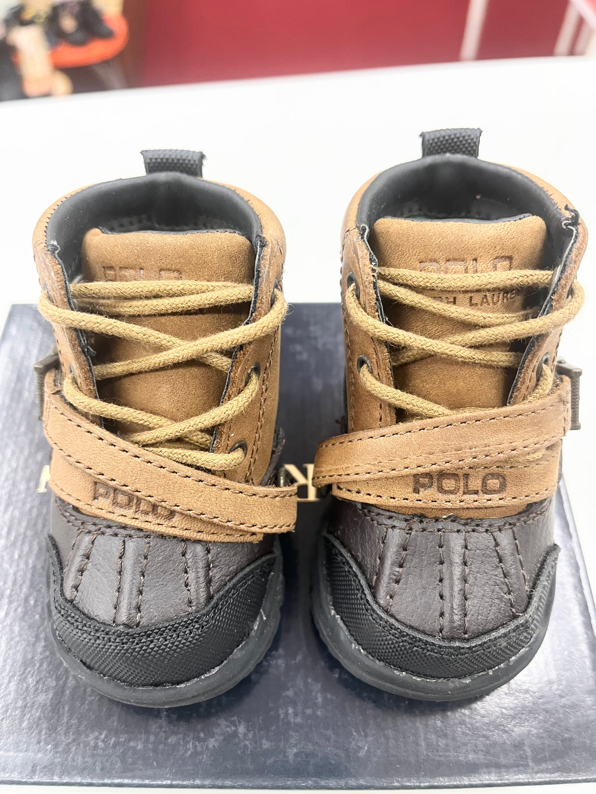 SZ 0C.    Baby Ralph Lauren Polo boots.