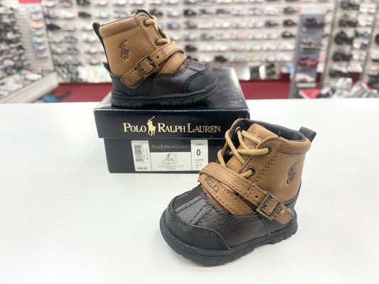 SZ 0C.    Baby Ralph Lauren Polo boots.