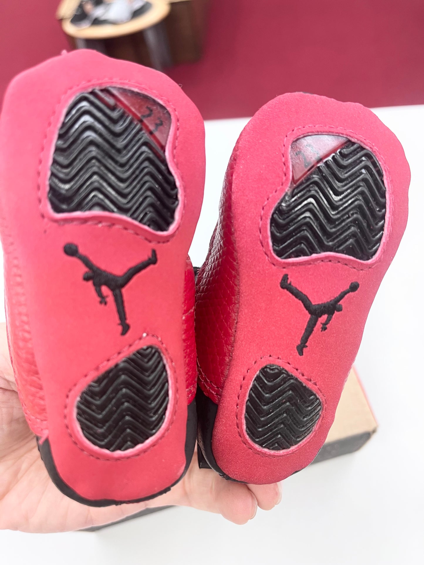 SZ 2C.    1996 Baby Jordan XII Black Red.