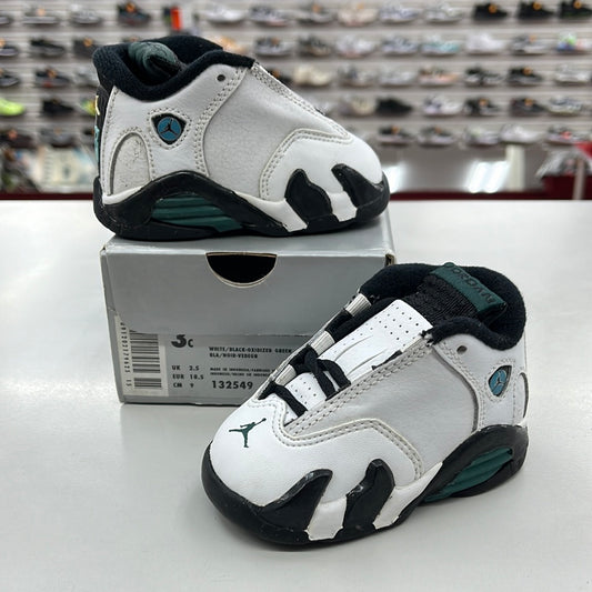 SZ 3C.    1998 Baby Jordan XIV Oxidized Green.