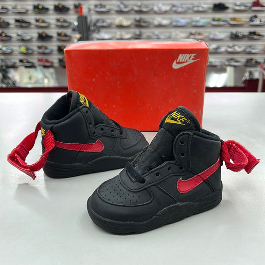 1993 Baby Nike Air Force 1 High SC True Red Yellow.