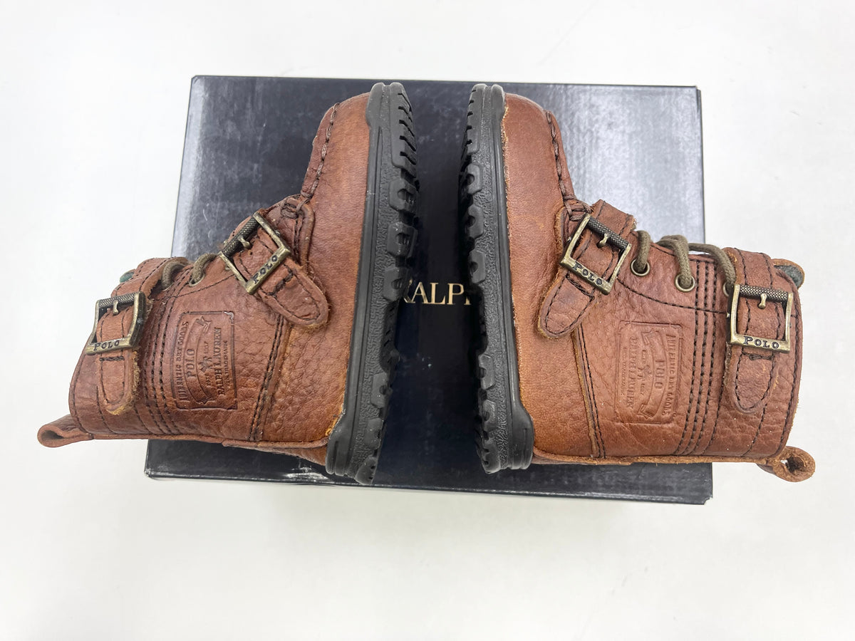 SZ 2C.         Baby Ralph Lauren Polo boots.