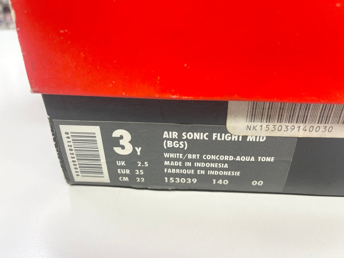 1992 Kids Nike Air Sonic Flight Mid.