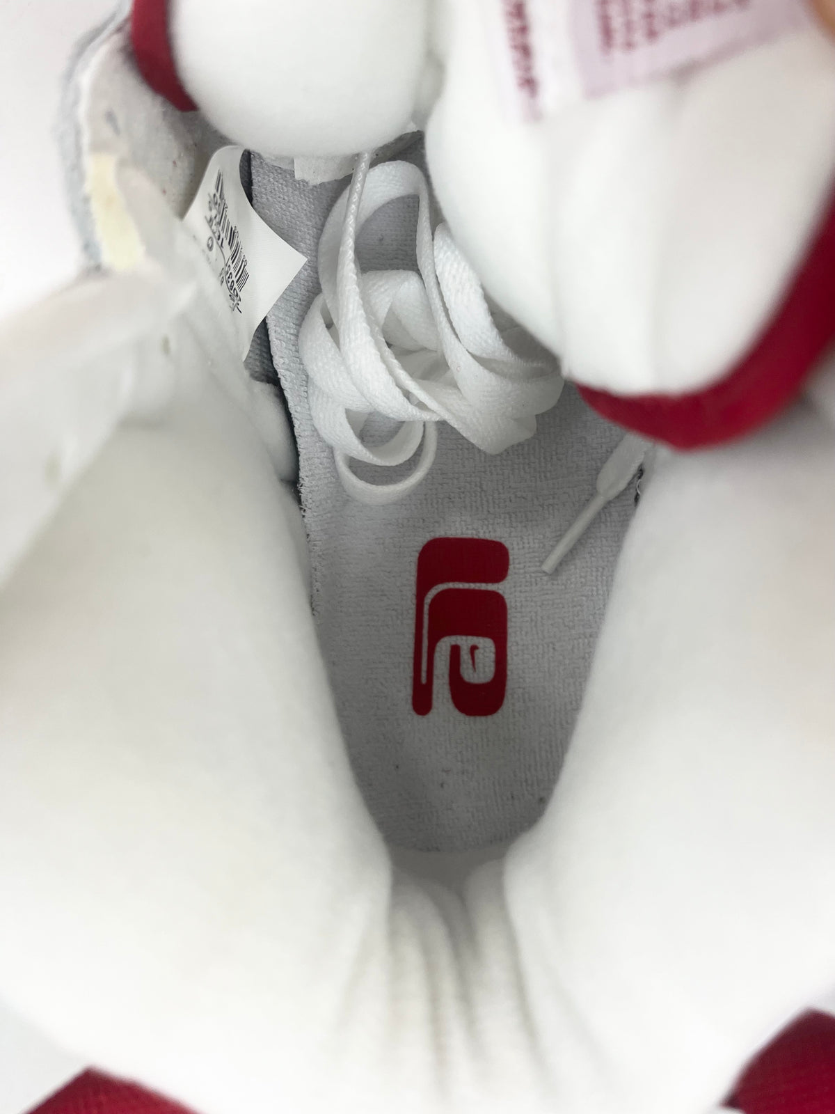 SZ 9.5 Men.    2003 Nike Air Force 1 High White Varsity Red.