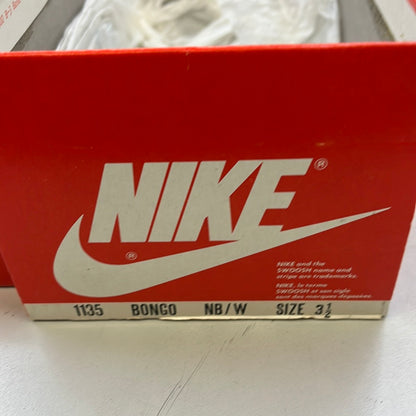 SZ 3.5Y.       1984 Nike Bongo.