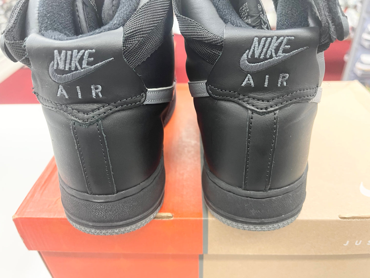 2002 Nike Air Force 1 Hi Black/Cool Grey.