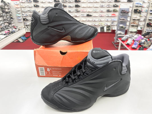 SZ 8.5 men.     2001 Nike Air Podposite Black.