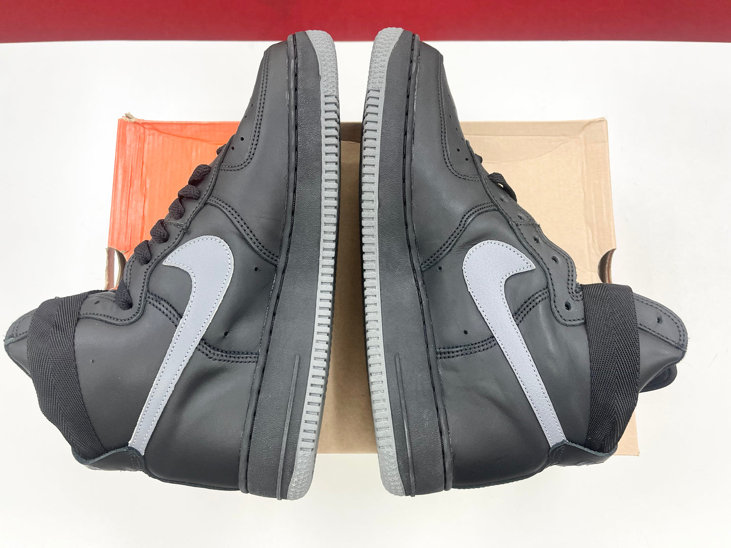 2002 Nike Air Force 1 Hi Black/Cool Grey.