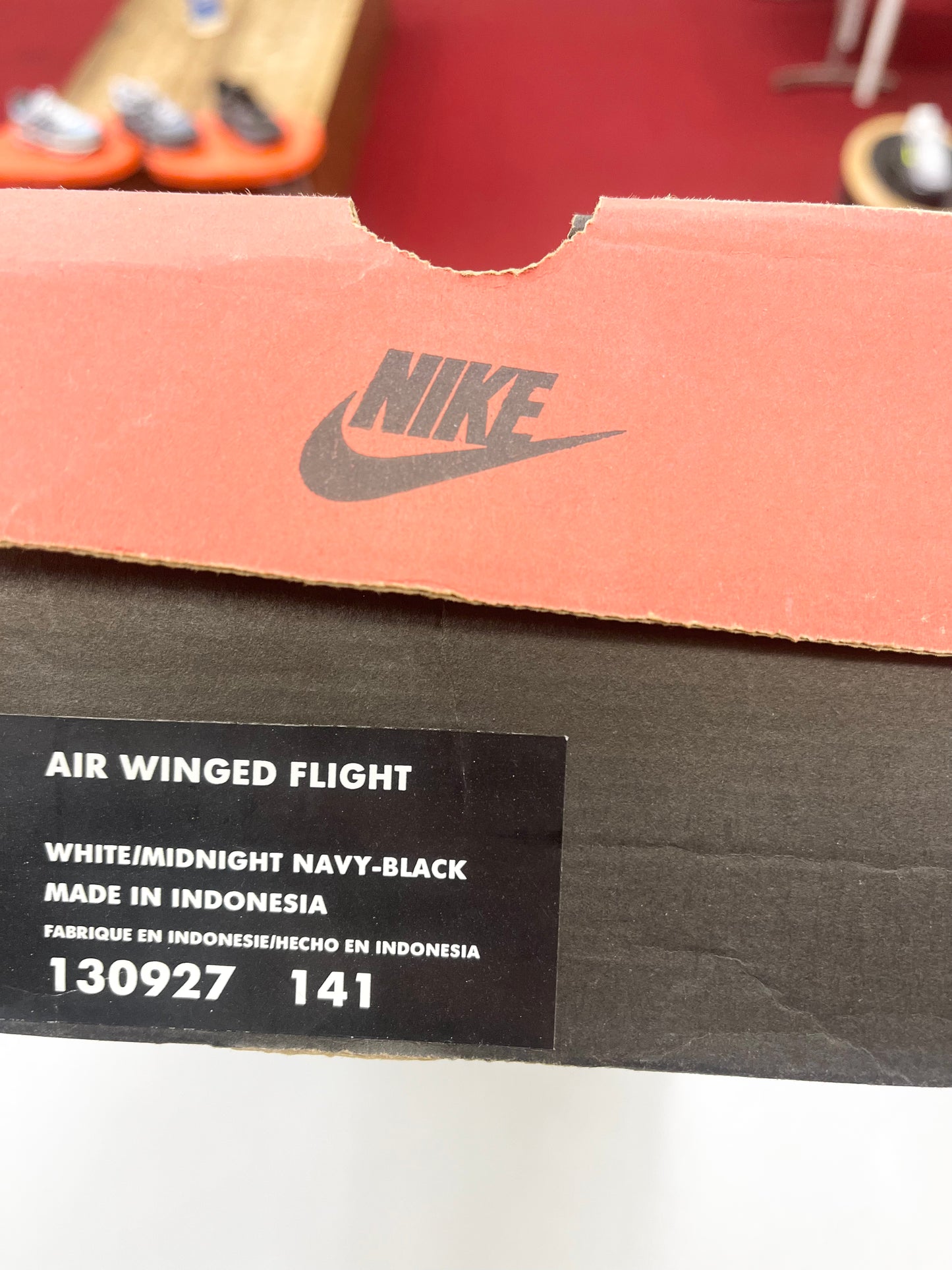 1997 Nike Air Winged Flight Navy.