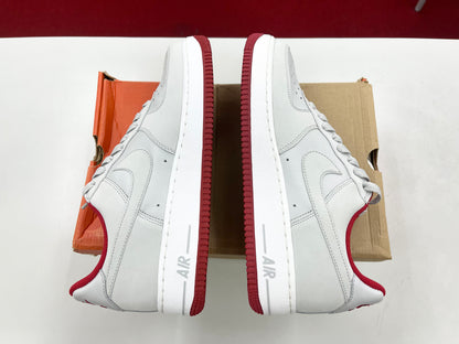 2006 Nike Air Force 1 Low Neutral Grey Red.