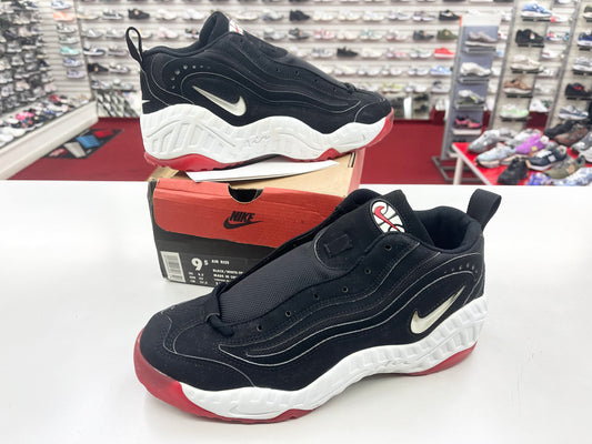 Size 9.5 Men.     1995 Nike Air Rise Black Red.