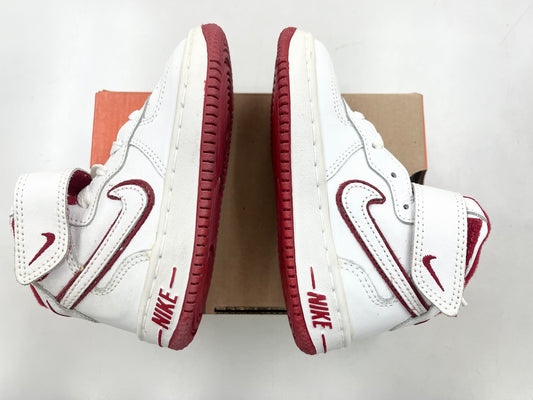 2002 Baby Nike AF1 Mid White/Red.
