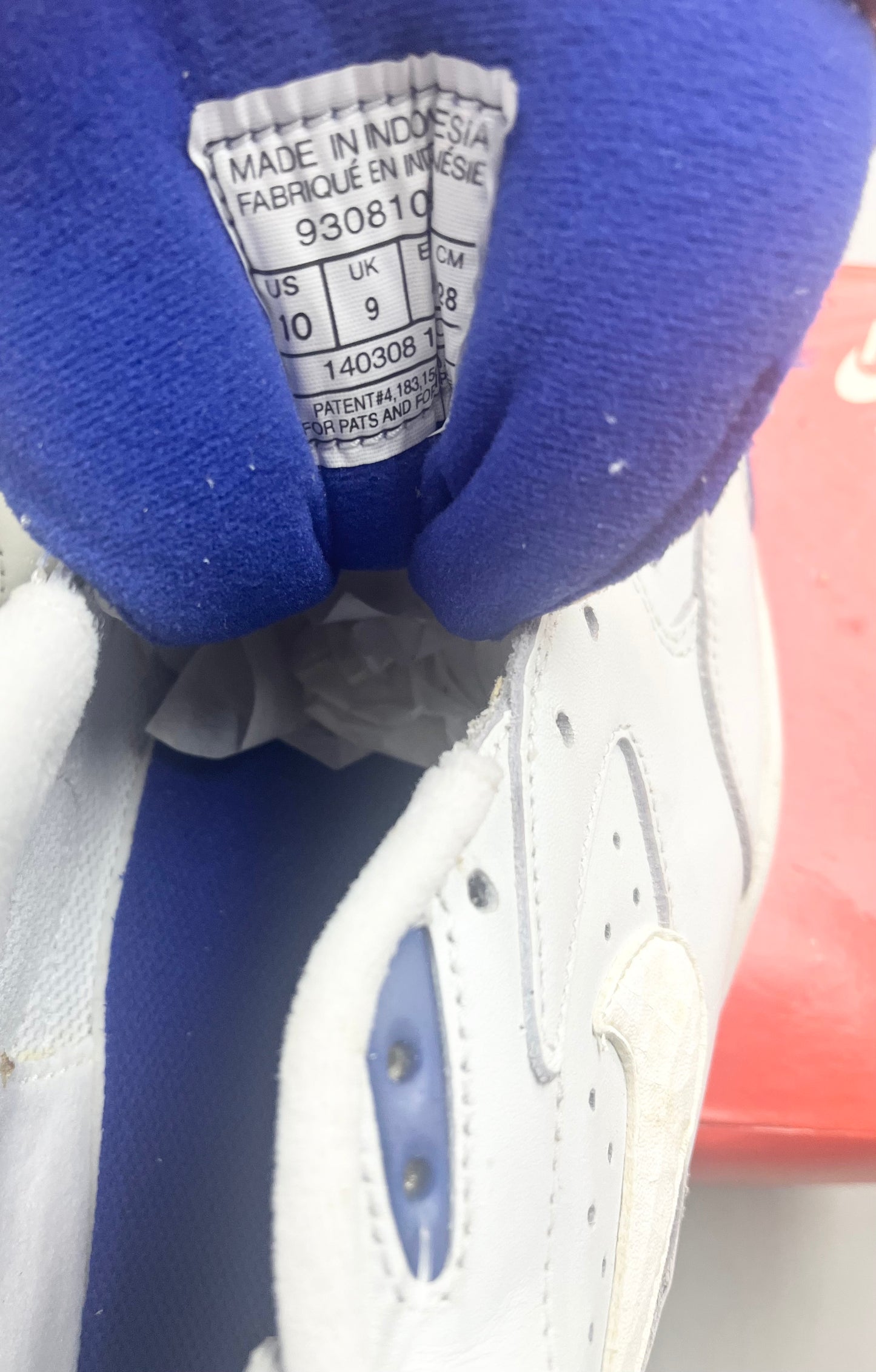 SZ 10 Men.    1993 Nike Air Ace