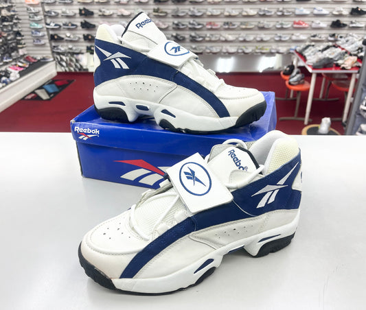 1996 Reebok Hostile Mid white navy blue.