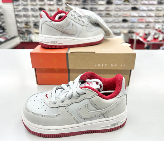 2006 Baby Nike AF1 Low Grey/Red.