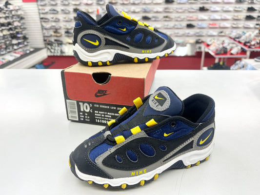 1997 Kid Nike Sunder Low Navy Maize.