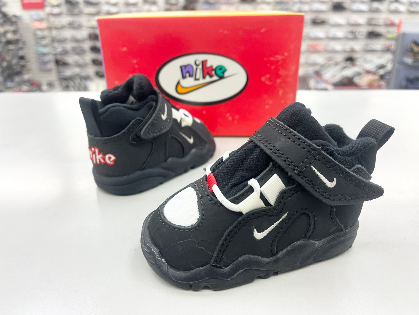 1995 Baby Nike Fly Mid Chili Red.