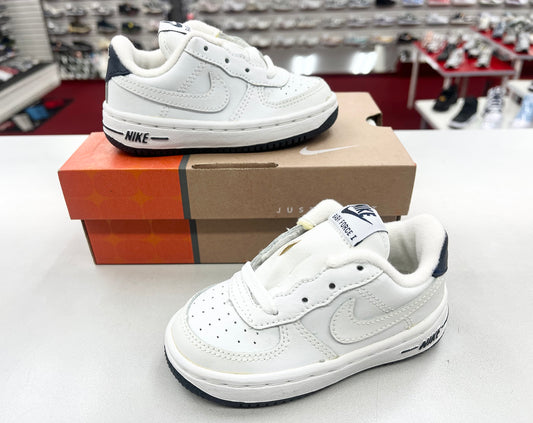 2003 Baby Nike AF1 Low Whte/Obsidian.