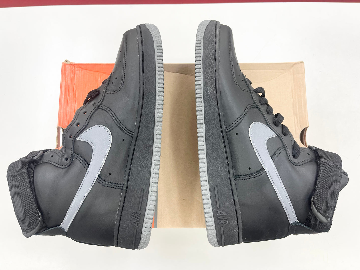2002 Nike Air Force 1 Hi Black/Cool Grey.