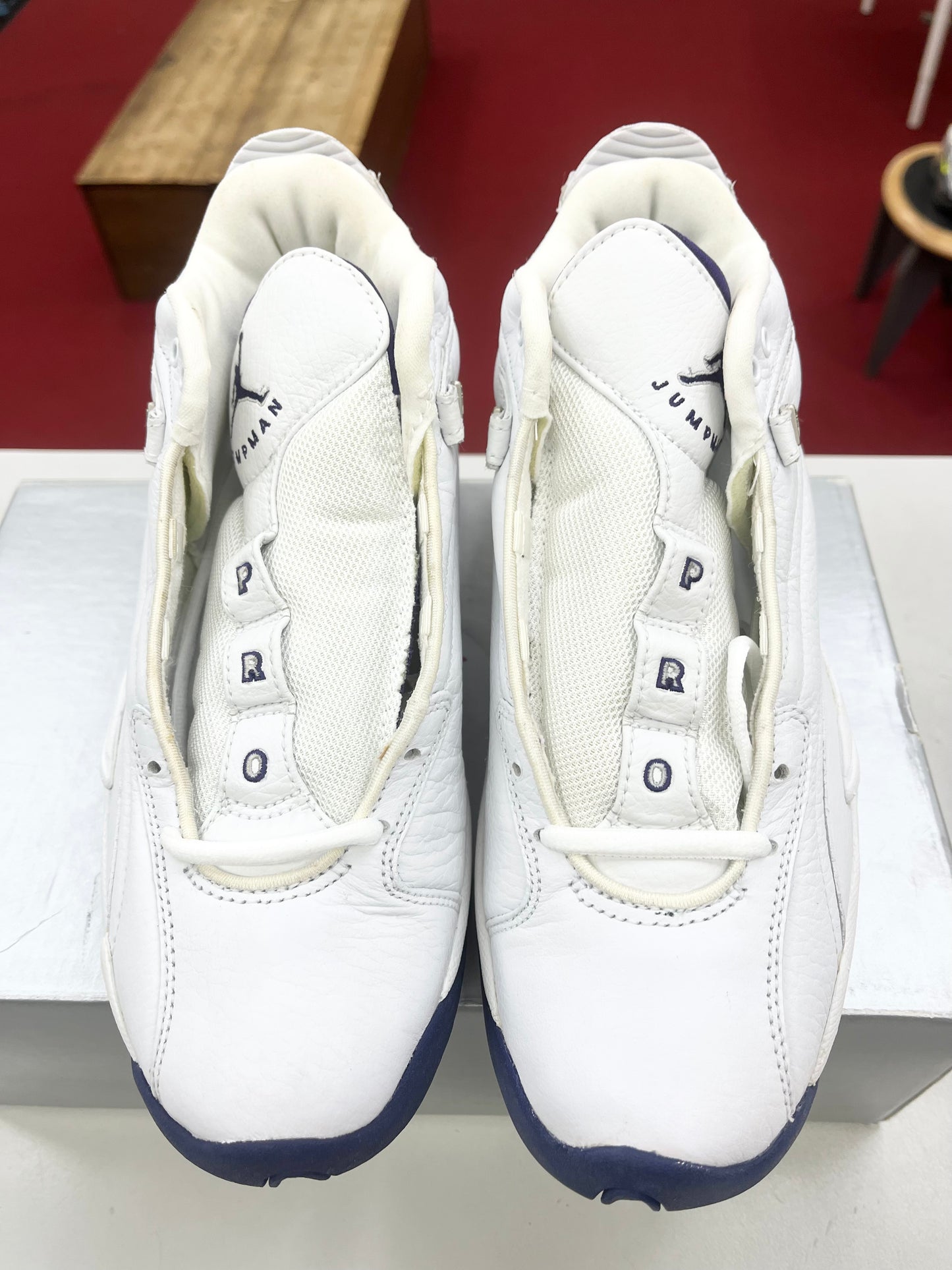 1998 Jordan Jumpman Pro II White Night Blue.