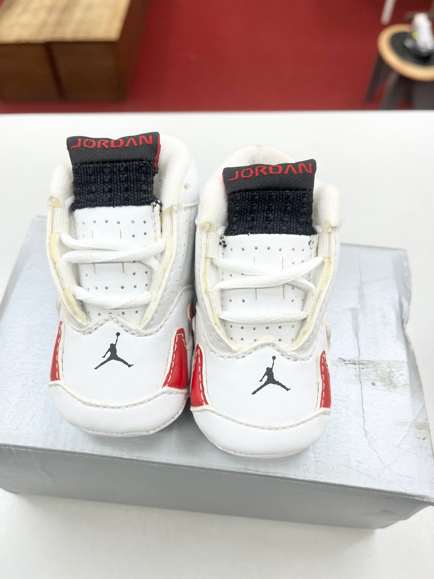 1998 Baby Jordan XIV White/Red.