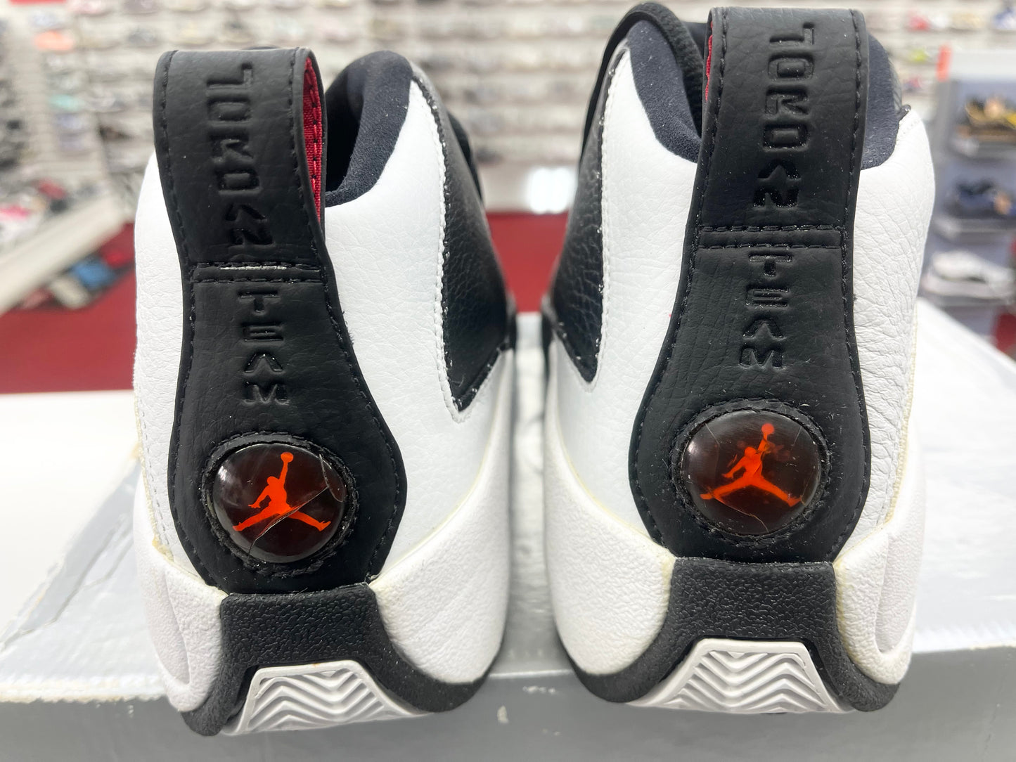 SZ 10 Men.     1999 Jordan Jumpman Team Post Black Var. Red.