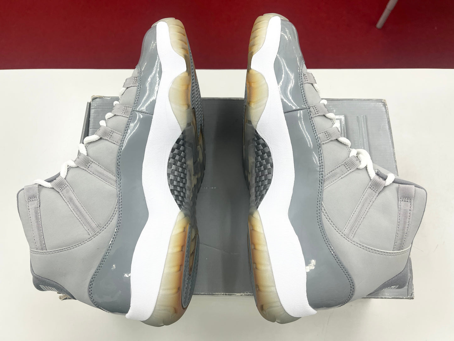 SZ 12 Men.  2010 Jordan XI Cool Grey.