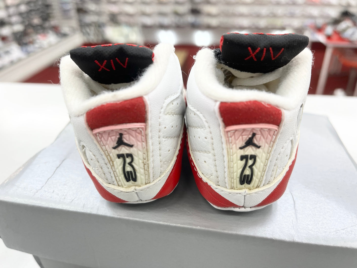 1998 Baby Jordan XIV White/Red.