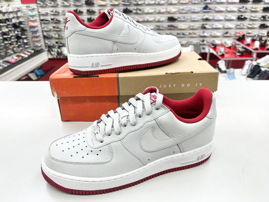 2006 Nike Air Force 1 Low Neutral Grey Red.