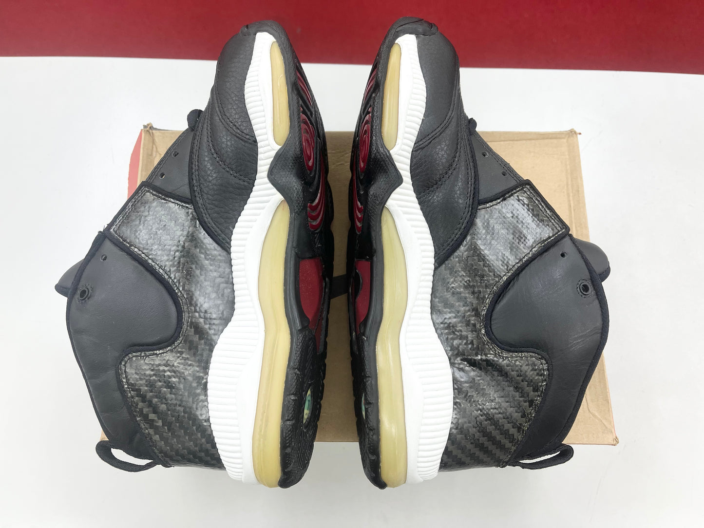1999 Nike Air Aggress Force Black Deep Red.
