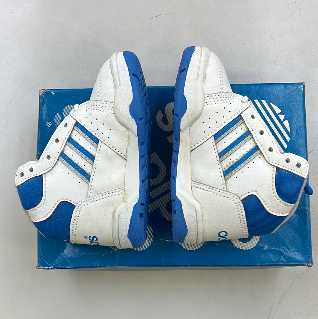 Sz 5.5K.    1989 baby Adidas Phantom Hi Baby Blue