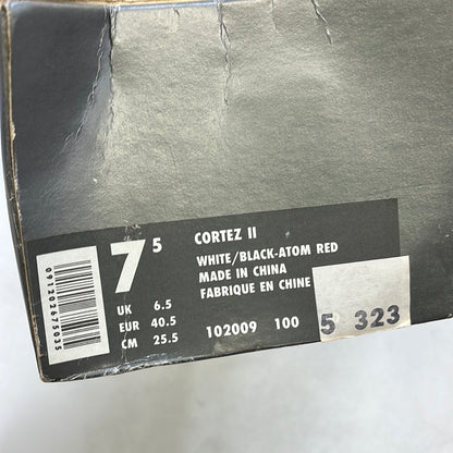 SZ 7.5 men.   1993 Nike Cortez II Cali