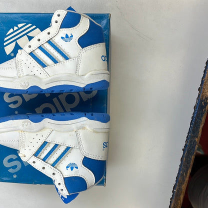 Sz 5.5K.    1989 baby Adidas Phantom Hi Baby Blue