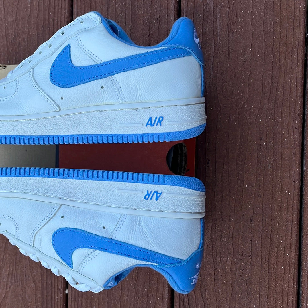 SZ 5.5Y.     1999 Nike AF1 low Columbia blue