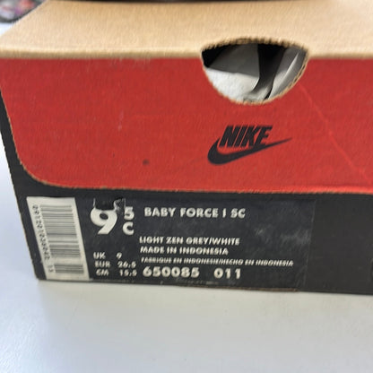 SZ 9.5C.    1996 Baby Nike AF1 Jewels